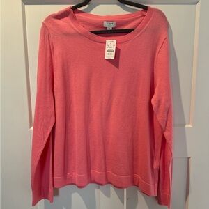 J.Crew Pink Teddie Sweater 
NWT
